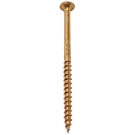 WoodPro #10 X 4" All Purpose Construction Screws – T25 Star Drive, Type-17 Point, PPG E-Coat, 1 Lb (54 Pcs) For Interior/Exterior