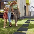 thumbnail image 7 of Garden Stepping Stone Decorative Walkway Paver Non- Outdoor Path Stone with Ground Nails for Lawn Yard, 7 of 7
