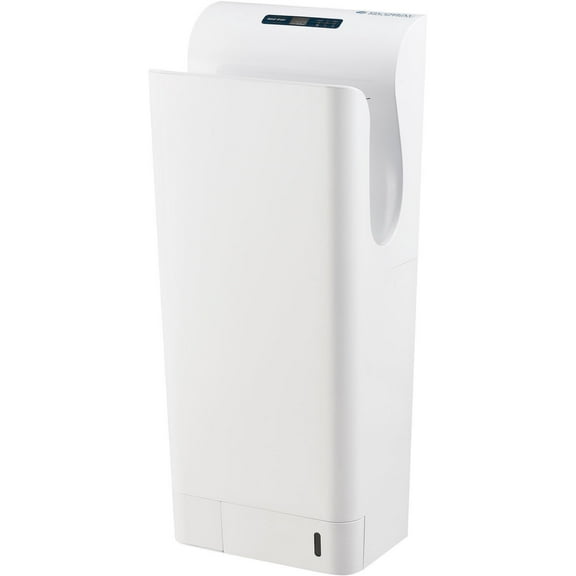 Global Industrial High Velocity Vertical Automatic Hand Dryer W/ HEPA Filter Whi