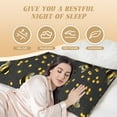 thumbnail image 2 of Yiaed Body Pillow Cover, Ultra Soft Microfiber Pillowcases, Breathable Long Pillow Case, Envelope Closure-Bumblebee (20x54 inch)（Pillow core not included）, 2 of 5