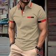 thumbnail image 1 of pstuiky camisetas de hombre, Camisa informal de verano para hombre, de manga corta, color liso, fina, con botones camisas casuales para hombre s, 1 of 6