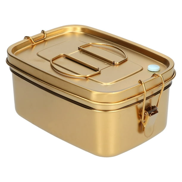 Contenedor de almuerzo NikouMX 1,5 L 2 capas acero inoxidable 304
