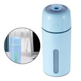 thumbnail image 2 of Difusor de aire eléctrico con humidificador USB, luz nocturna LED y purificador para relajarse en casa. Azul, 2 of 9