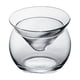 thumbnail image 1 of Vaso de Cóctel Molecular de Vidrio Sésil, Base Triangular, Vaso de Cóctel Helado, Vaso de Cóctel de Bola, 1 of 8