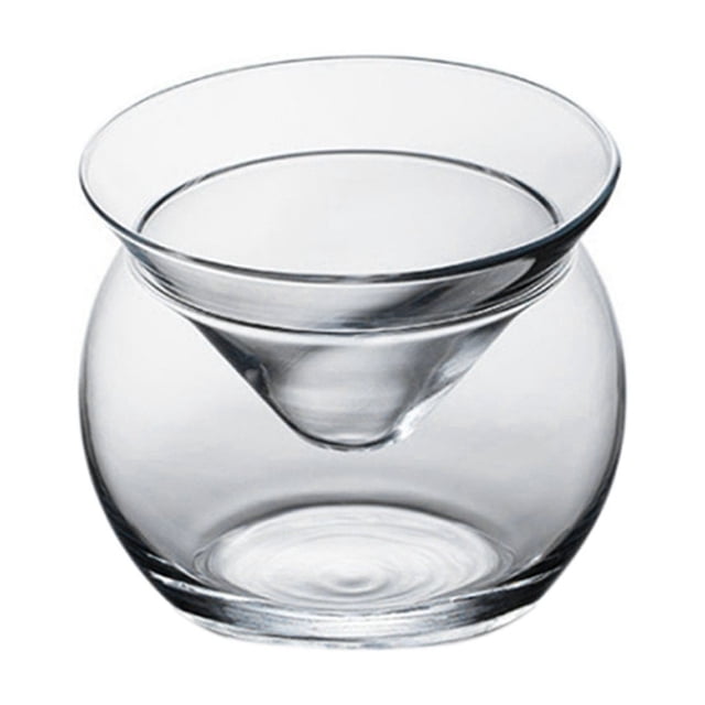Vaso de Cóctel Molecular de Vidrio Sésil, Base Triangular, Vaso de Cóctel Helado, Vaso de Cóctel de Bola