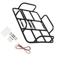 thumbnail image 1 of Enqiretly Rear Bicycle Basket Iron Luggage Package Rack Bike Basket for Mountain Bikes, 1 of 9