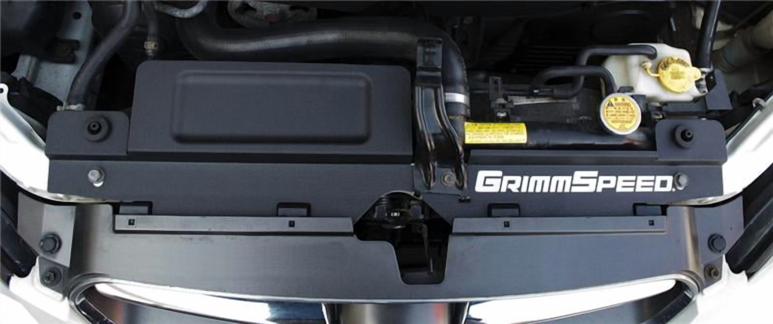 GrimmSpeed Black Radiator Shroud w/ Tool Tray for 05-09 Legacy - 096030