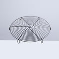 thumbnail image 3 of SHISUYAN 12 Inch Round Cooling Racks: Stainless Steel Circle Roasting Rack Steamer Insert Rack for Round Cake Pans Air Fryer Steamer Rack, 3 of 5