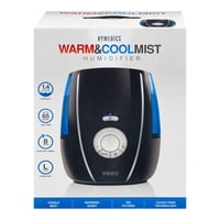 Homedics Warm & Cold Mist Humidifier, UHE-WM80 1.4 gallon, Black