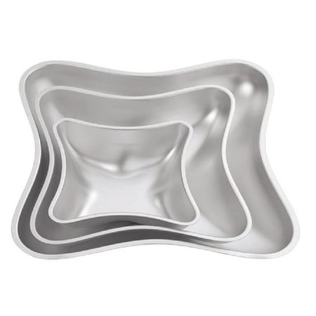 

ZOYONE 3 Packs Baking Cake Mould Cake Pan Non Stick Aluminum Alloy Material Cake Mould Pillow Shapes for Kitchen Baking Cooking