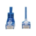 thumbnail image 2 of TRIPP LITE N204-S03-BL-DN 3 ft. Cat 6 Blue Down-Angle Cat6 Gigabit Molded Slim UTP Ethernet Cable (RJ45 Right-Angle Down M to RJ45 M), 2 of 5