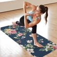 thumbnail image 6 of Pioneer Flower Floral Print Pattern Hot Yoga Mat Towel Non Slip for Hot Yoga - Quick-Drying Yoga Mat Cover with 4 Corner Pockets with Travel Bag - Hot Yoga Towel Non Slip 70"x26", 6 of 6