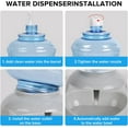 thumbnail image 4 of 3 Gallon Gravity Automatic Dog Water Dispenser Station with Leak-Proof Design for Large Pets, 4 of 6