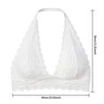 thumbnail image 4 of MEICHEN Women's Plus Size Lace Halter Push Up Bralettes Deep V Neck Tshirt Bras Everyday No Show Underwear Summer Fall Essentials Fashion Clothes, 4 of 4