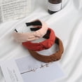 thumbnail image 2 of 2 piezas de banda para el cabello de moda simple estilo coreano gamuza tocado diadema Netflix lavado de cara tarjeta para el cabello accesorios para el cabello, 2 of 3