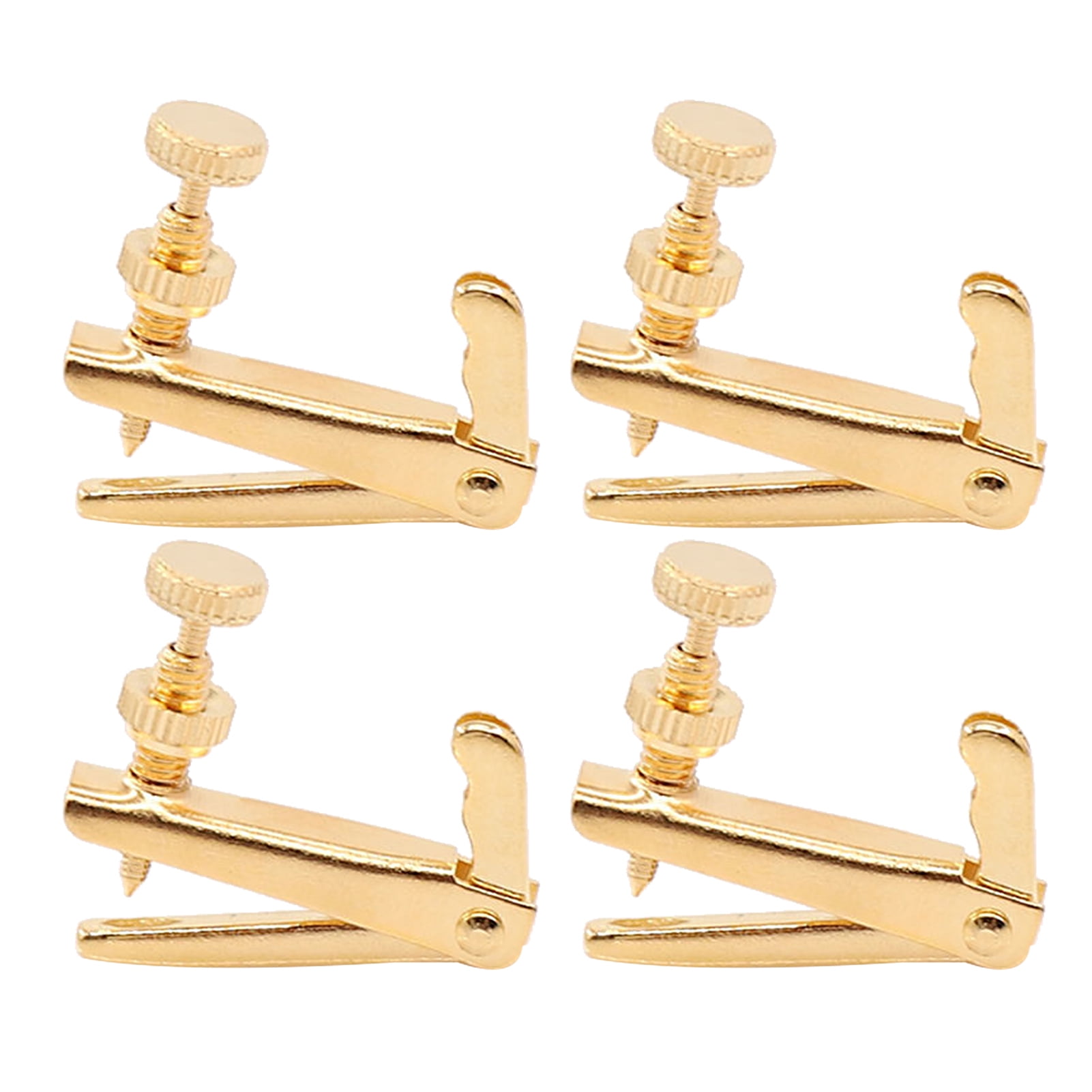 Gecheer 4 PCS Violin Fine Tuners for 4/43/4 Violin Alloy String