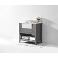 thumbnail image 4 of Ancerre Designs Hayley 36" Farmhouse Wood Bathroom Vanity Set in Sea Cloud Gray, 4 of 15