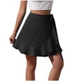 thumbnail image 3 of Sentmoon Skirt Shorts High Waist Midi Skirts for Women Fashion Solid Color Regular Fit Mini Skort for Travel and Vacation S-XL, 3 of 8