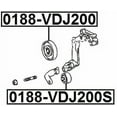 thumbnail image 2 of Febest PULLEY IDLER # 0188-VDJ200S OEM 88420-60350, 2 of 2