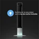 thumbnail image 3 of Ventilador DE TORRE ASPEN CON control remoto Y LUZ LED 100 cm DESMONTABLE, 3 of 10