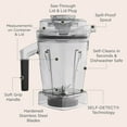 thumbnail image 4 of Vitamix 48-ounce Blending Container with SELF-DETECT®, BPA-Free, Dishwasher-Safe, Compatible with All Full-Size Vitamix Blenders, 4 of 14