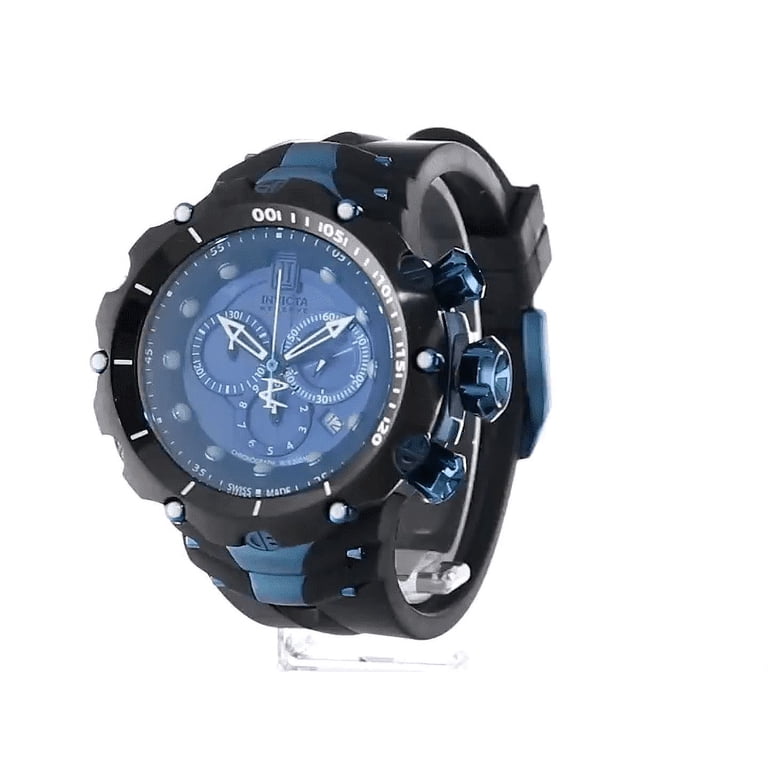 Invicta Men's 14417 Jason Taylor Venom Blue Dial Rubber Strap