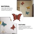thumbnail image 2 of Arte de pared de mariposa de Metal, decoración de pared de mariposa rústica de hierro 3D, escultura de pared inspirada, decoración colgante de mariposa para el patio del jardín del hogar JFHHH pequeña, 2 of 5