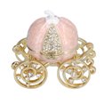 thumbnail image 1 of Jewelry Box,Jewelry Organizer White Golden Pumpkin Carriage Shape Rhinestone Storage Box for Jewelry Collection Table Decoration, 1 of 9