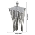 thumbnail image 4 of Advancent Cabeza de calavera colgante casa embrujada luz Halloween resistente al desgaste esqueleto ligero accesorios de terror colgantes de miedo para Kits de decoración para fiestas Advancent HA069411-00, 4 of 6