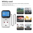 thumbnail image 4 of Digital Temperature Controller Socket Outlet Thermostat with Time Sensor Probe Heating Cooling Switc, 4 of 5