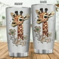 thumbnail image 5 of Giraffe Tumbler Giraffe Gift For Women Girls Teen Jewelry Drawing Style Stainless Steel Insulated Tumblers Coffee Travel Mug Cup 20oz With Lid Birthday Christmas Presents, 5 of 7