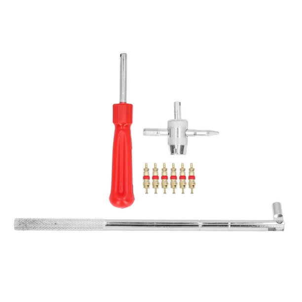 Extractor de vástago de válvula de neumático, extractor de vástago de válvula de neumático, herramienta de vástago de válvula de neumático, kit de reparación de neumáticos construido para durar