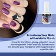 thumbnail image 2 of Mia Secret - Matte Gel For GELUX Gel Polish UV,LED Top Coat, 2 of 7