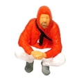 thumbnail image 1 of Figuras de personas pintadas de resina a escala 1/64, decoración de mesa de arena, modelo de coche naranja, 1 of 9
