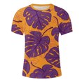 thumbnail image 4 of Qertyioot T-shirt à Manches Courtes Imprimé pour Hommes, Col Rond, Mode Décontractée, Manches Courtes, Économies d'Été, 4 of 5