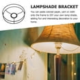 thumbnail image 2 of BRIGHTFUFU DIY Lampshade Frame Iron Round Lampshade Frame for Studio Simple Structure 1Pack, 2 of 8