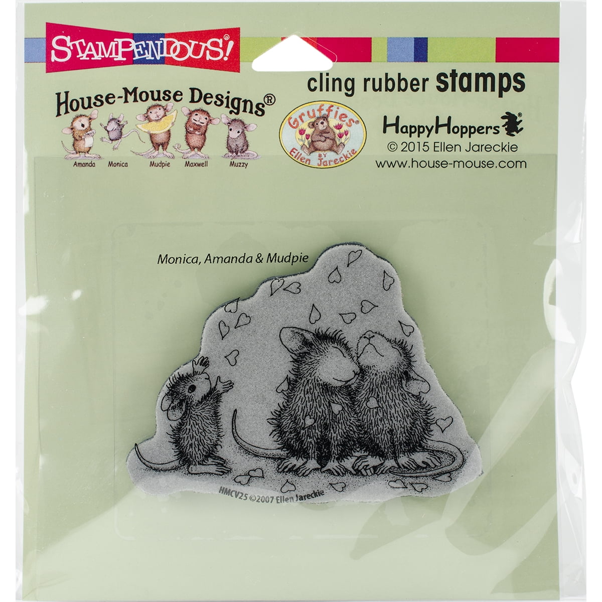 Stampendous House Mouse Cling Stamp, 4.75" x 4.5"
