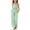 0&&Green804, variant on Lullu Girl's Summer Outfits Beach Spaghetti Strap Camisole Palazzo Pants Set, Sizes 4-14