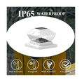 thumbnail image 4 of Solar Post Cap Lights Outdoor - 2 Pack 2 Modes Solar Deck Fence Lights, IP65 Waterproof Solar Powered Light Posts Black, 4 of 7