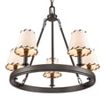 thumbnail image 4 of Elk Home Marion 24.5-inch Wide 5-Light Chandelier in Oil Rubbed Bronze, 4 of 6