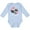 AE-Light Blue, variant on Inktastic Stealin' Your Heart Cute Raccoon Boys or Girls Long Sleeve Baby Bodysuit