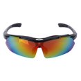 thumbnail image 1 of Anteojos de Sol Multicolor de Bicicleta Polarizadas Lentes Hombre Mujer Anti- 400 Accesorios de Actividad Exterior Viaje Senderismo Negro Macarena Gafas de ciclismo, 1 of 5