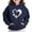 Navy, variant on Sriper Affordable Girls' Hoodie, Heart Graphic Fleece Sweatshirt, Long Sleeve Pullover, Winter Kids Fashion, Camp Gifts, Camisas para Niñas, Budget Friendly 5 14T Size Red 11 Years