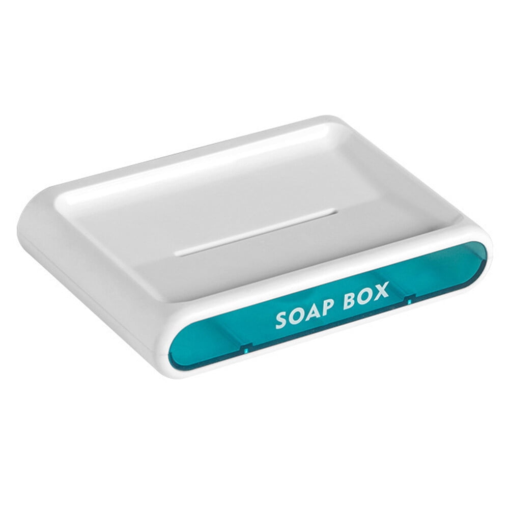 Soap Holder Case Dish Storage Plastic Sponge Draining Container Box