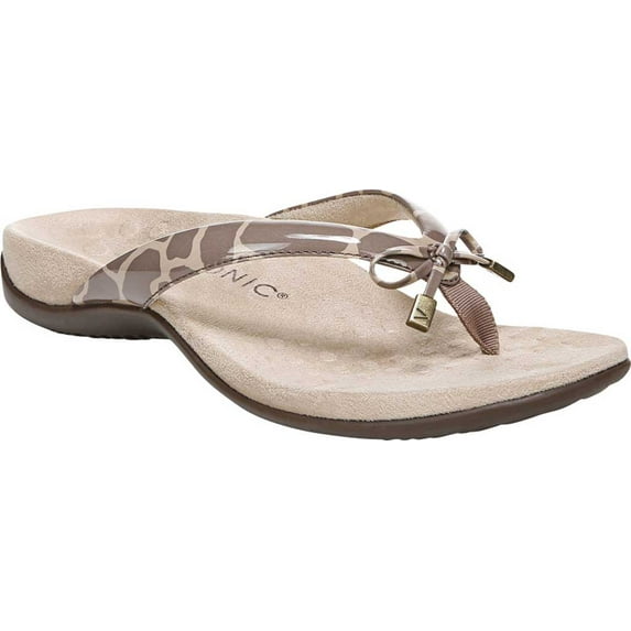 Women's Vionic Bella II Thong Sandal Brownie Giraffe