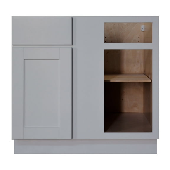 Sunny Wood Gsb42bc-A Grayson 36" Wide X 34-1/2" High Blind Corner Base Cabinet - Grey