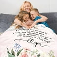 thumbnail image 6 of MMYGU Mom Birthday Gifts Mom Blanket Gifts for Mom Birthday Gifts for Mom Gifts for Mom from Daughter Birthday Gifts for Mom from Daughter Mom Gifts from Daughter Son Soft Throw Blanket 30x40in, 6 of 9