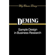 Pre-Owned Sample Design in Business Research (Paperback 9780471523703) by W Edwards Deming