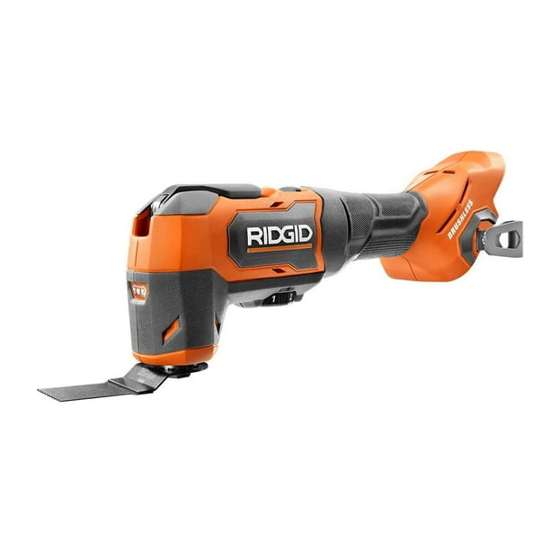 Multiherramienta oscilante RIDGID 18 V inalámbrica sin escobillas