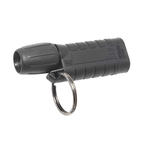 Pacific Helmets Industrial Mini Flashlight,LED,Black 09102